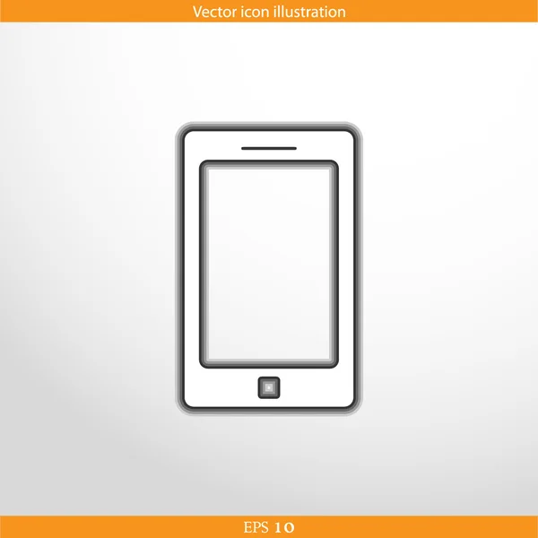 Vektor Smartphone Web Flat Icon — Stockvektor