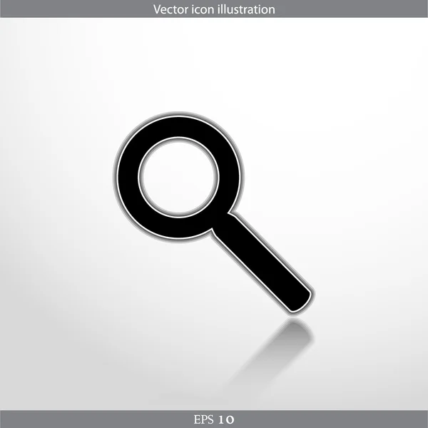 Vector search web flat icon — Stock Vector