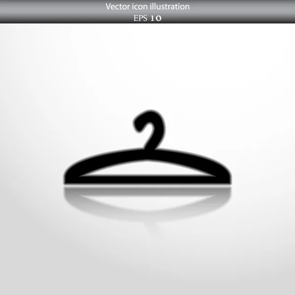 Vector cabide web flat ícone — Vetor de Stock