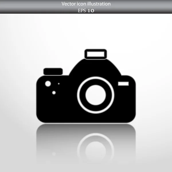 Ícone da web câmera de foto vetorial —  Vetores de Stock