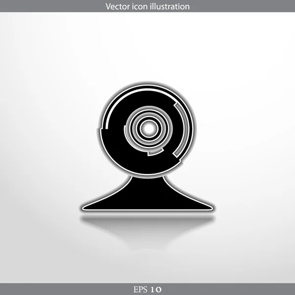 Vector web cam icono — Archivo Imágenes Vectoriales