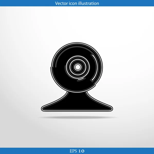 Vector web cam icono — Archivo Imágenes Vectoriales