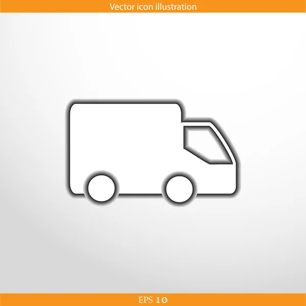 Vector delivery web icon — Stock Vector