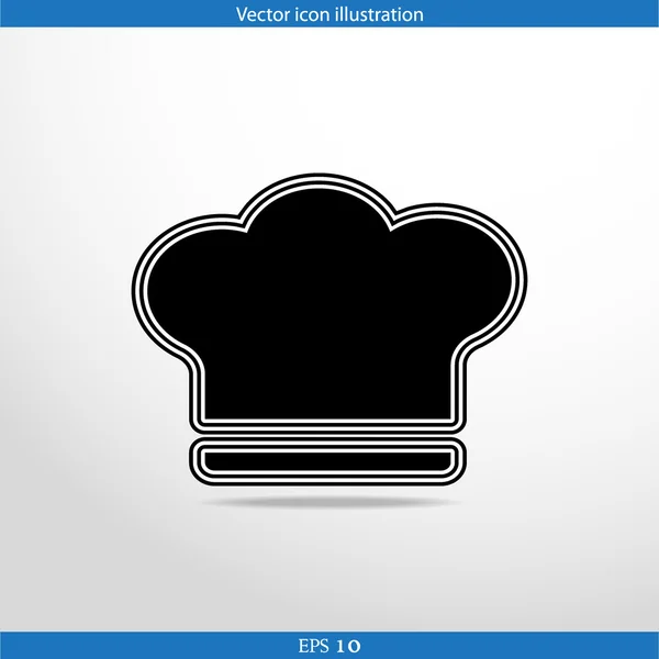 Vector cooking cap web icon — Stock Vector