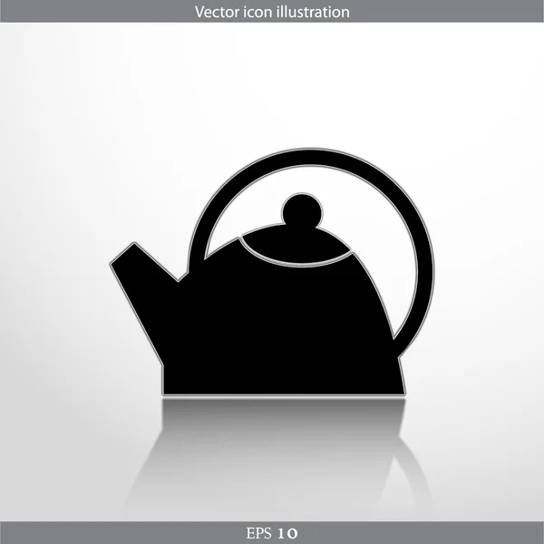 Vektor Teekanne Web-Symbol — Stockvektor