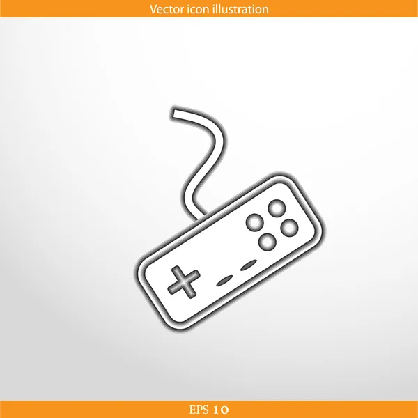 Vector joystick web icon — Stock Vector