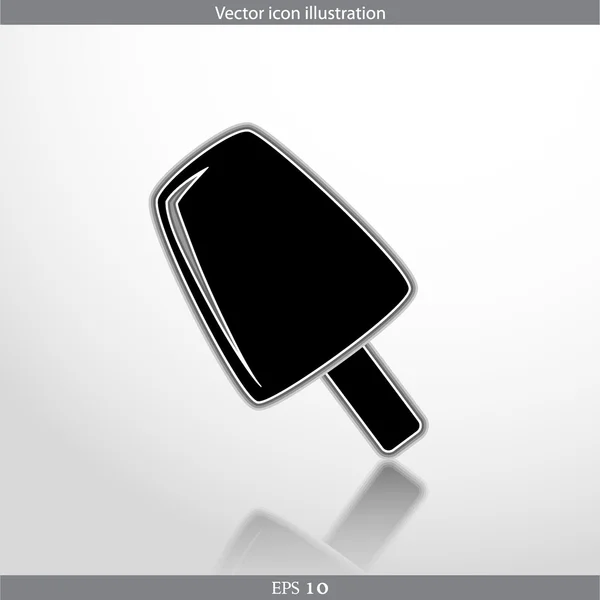 Vector ice cream web icon — Stock Vector