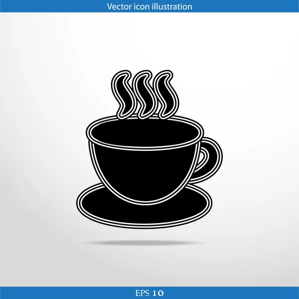 Vector bebida caliente icono web — Archivo Imágenes Vectoriales