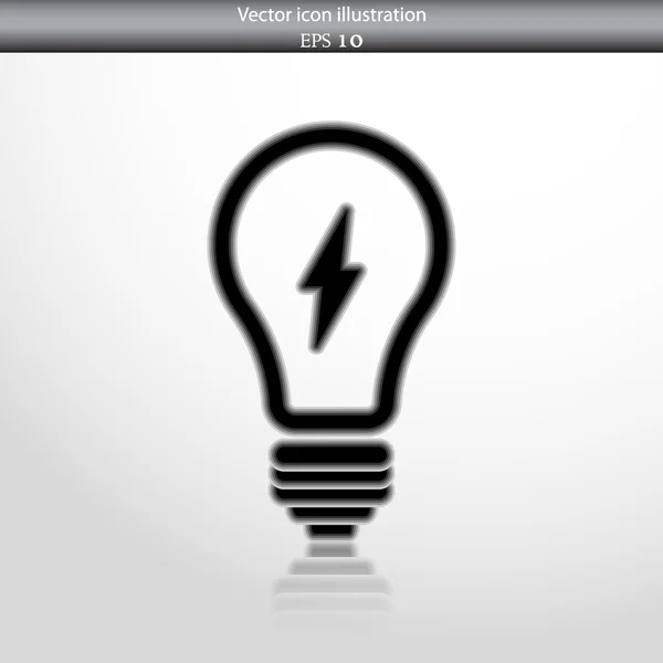 Vector Light bulb icon — Stock Vector