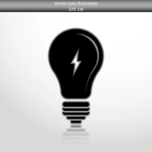 Vector Light bulb icon — Stock Vector