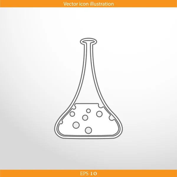 Vector chemical equipment web icon — Stock Vector