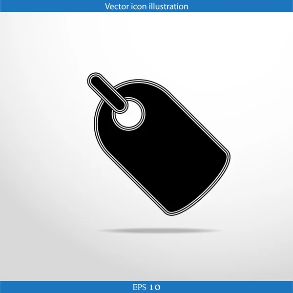 Etiqueta vectorial web icono plano — Archivo Imágenes Vectoriales