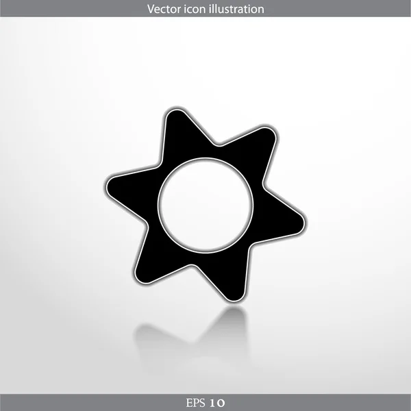 Icône vectorielle des engrenages — Image vectorielle