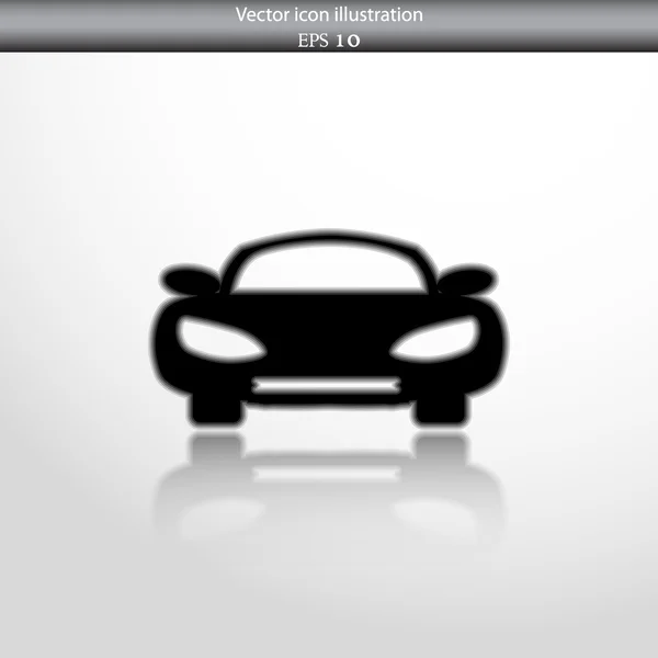 Vector car web flat icon — Stock Vector