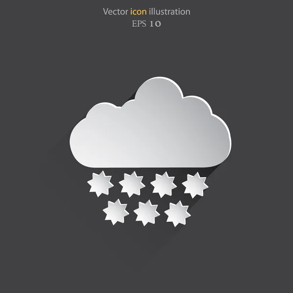 Vector tiempo web icono plano . — Archivo Imágenes Vectoriales