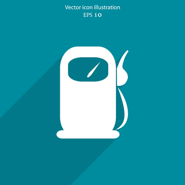Vektorové palivové stanice web ikony — Stockový vektor