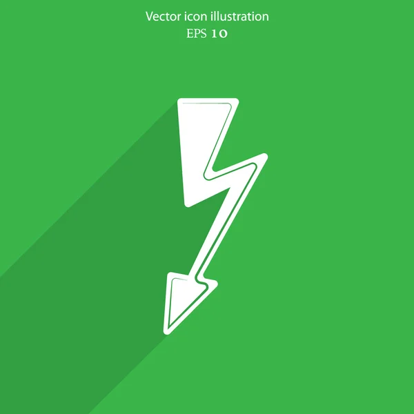 Vektor Lightning Web-Symbol — Stockvektor