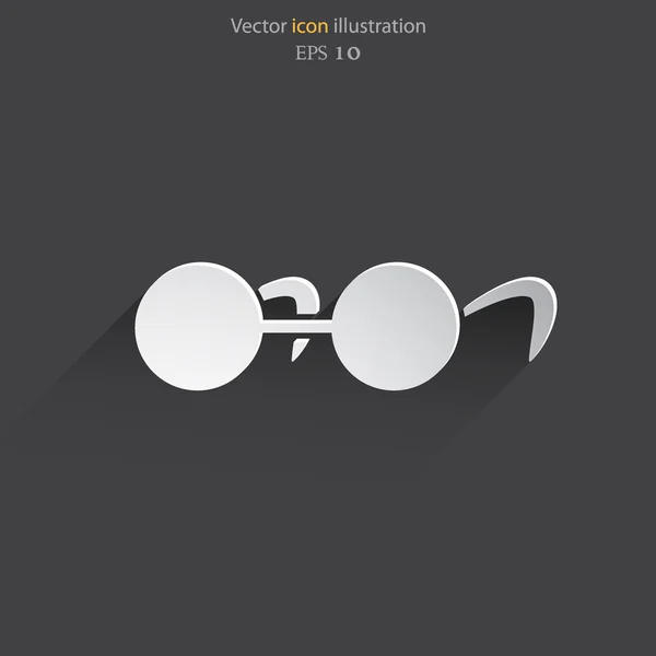 Icône web de lunettes vectorielles — Image vectorielle