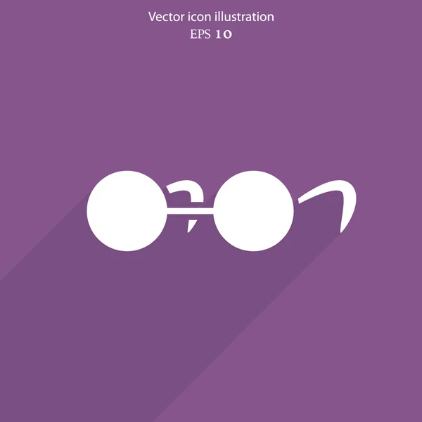 Векторні окуляри веб- значок — стоковий вектор