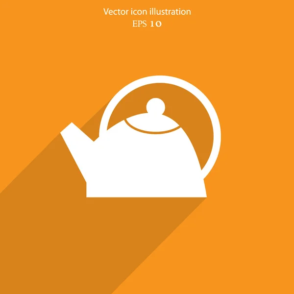 Vektor te potten web icon — Stock vektor