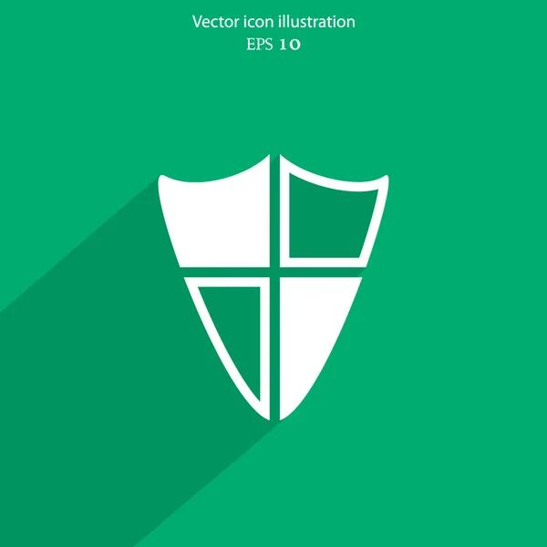 Vektorschild-Websymbol — Stockvektor