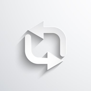 Vektör update web simgesi.