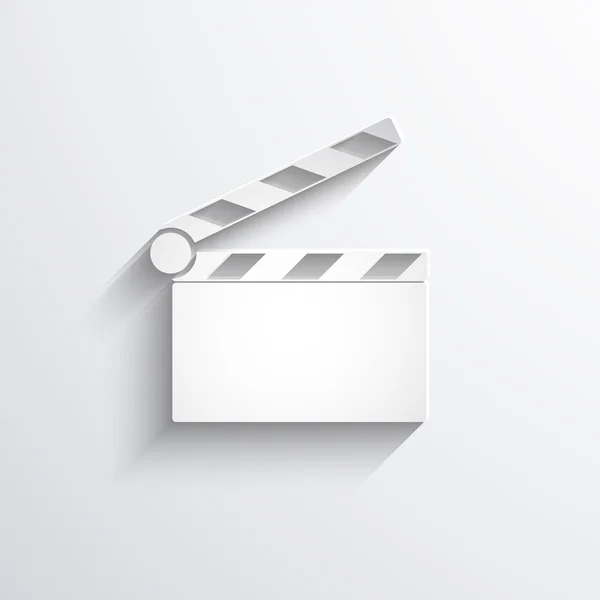 Filmklapper web pictogram — Stockfoto