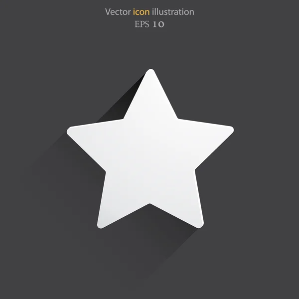 Vektor stjärna web icon — Stock vektor