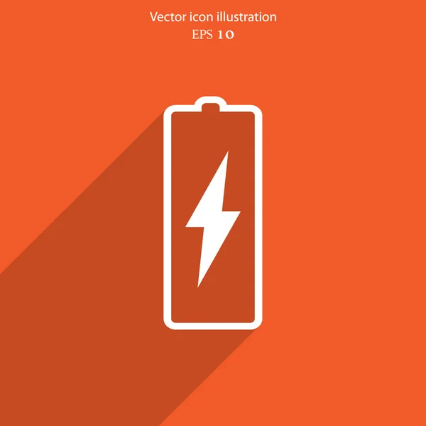 Vector battery icon background — Stock Vector