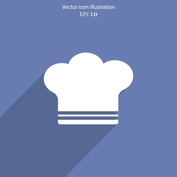 Vektor matlagning cap web icon — Stock vektor