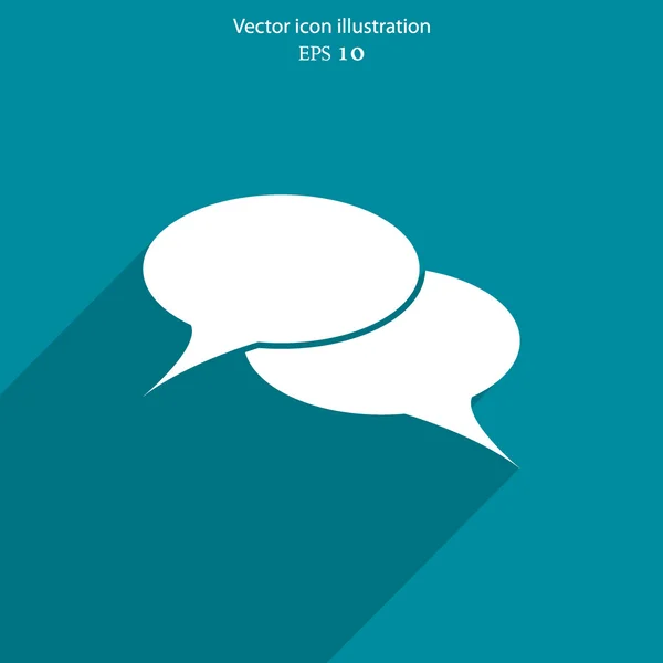 Vektor Sprechblase Web-Symbol — Stockvektor