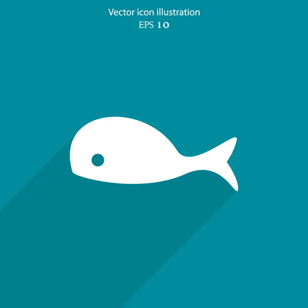 Vector vis web pictogram — Stockvector