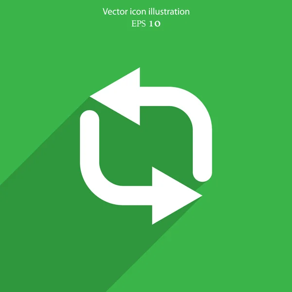 Vector update web icon. — Stock Vector