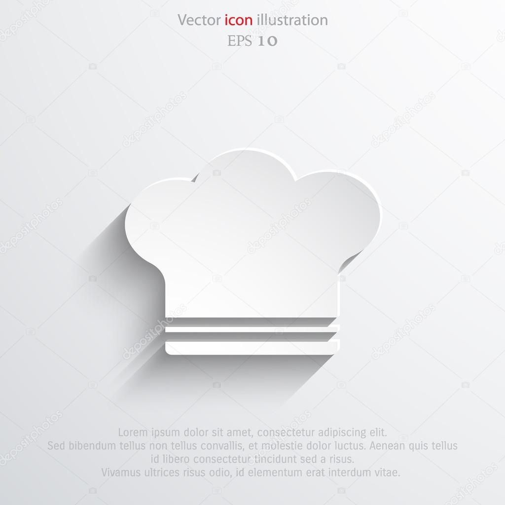 Vector cooking cap web icon
