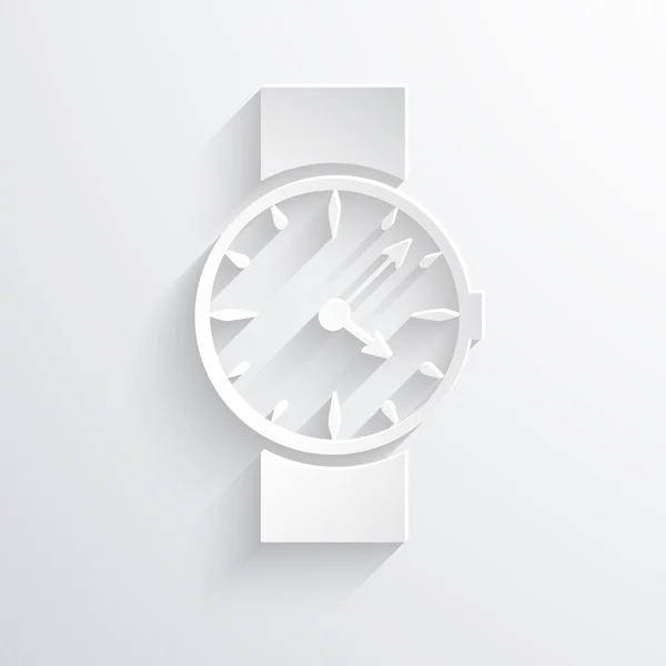 Reloj vectorial, icono web del reloj . —  Fotos de Stock