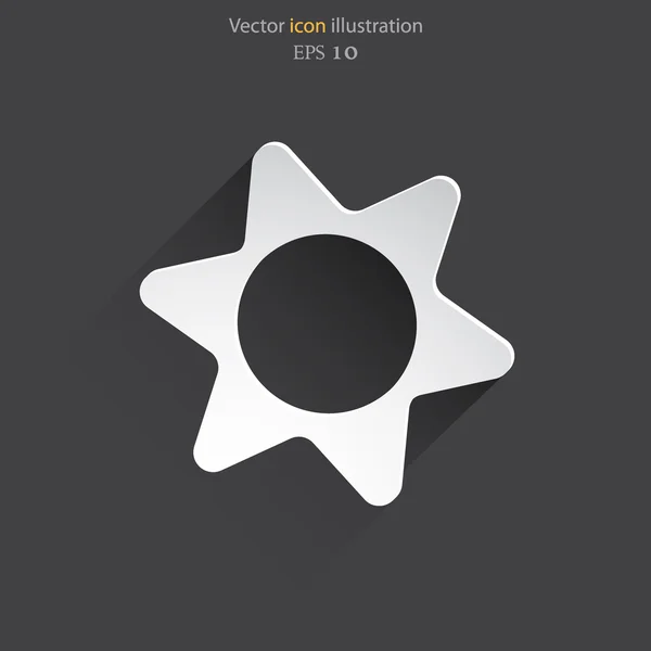 Vector icon gears background. — Stock Vector