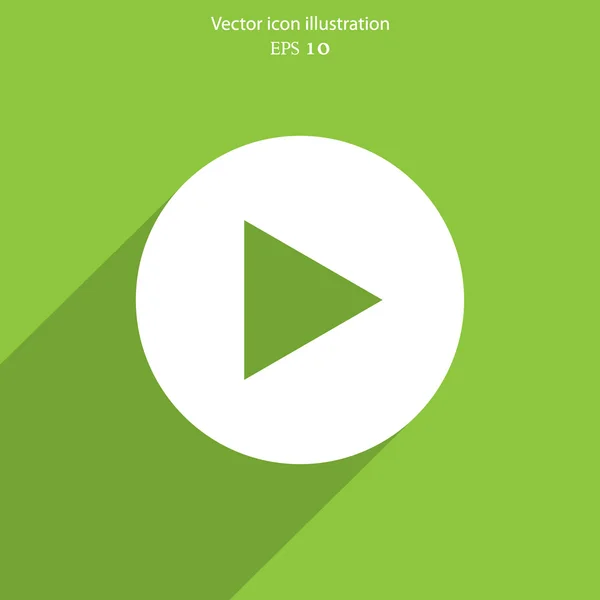 Vektor-Play-Taste Hintergrund — Stockvektor