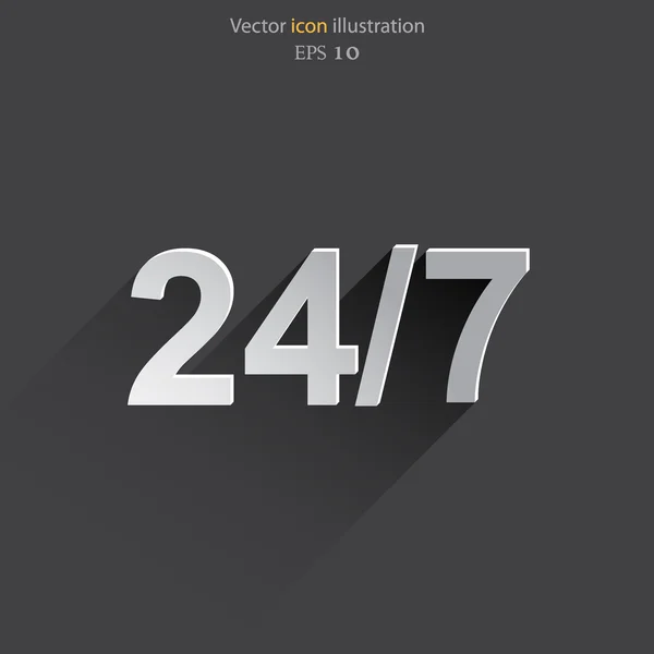Vektor minden nap nyit pókháló ikon. — Stock Vector