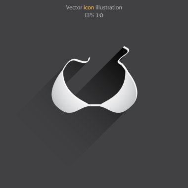 Vektör sutyen simge tasarlamak.