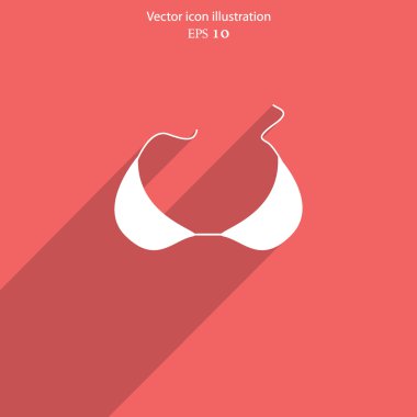 Vektör sutyen simge tasarlamak.