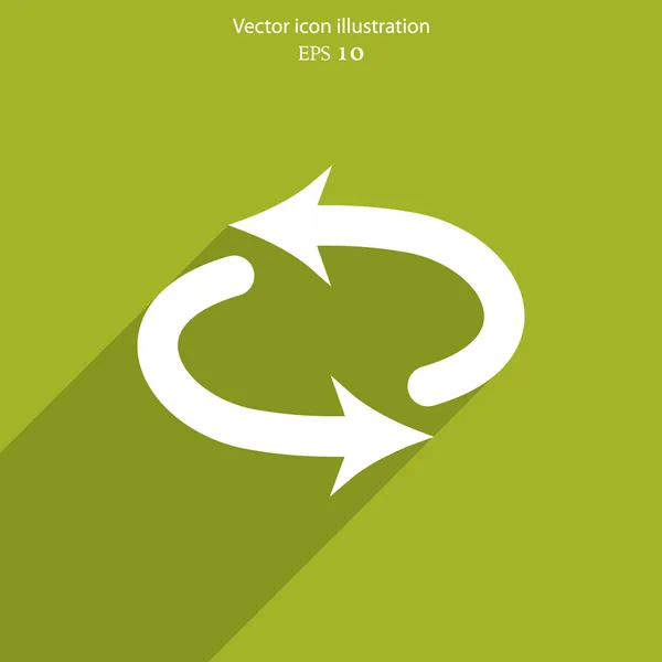 Vektor update web icon. — Stock Vector