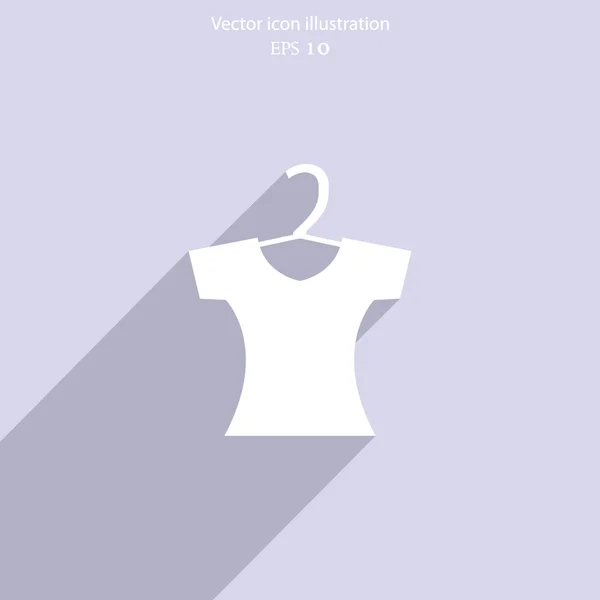 Vector clothes for women web icon — Stock Vector