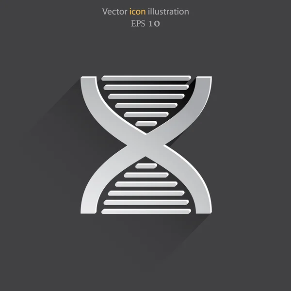 Vector Dna web pictogram. — Stockvector