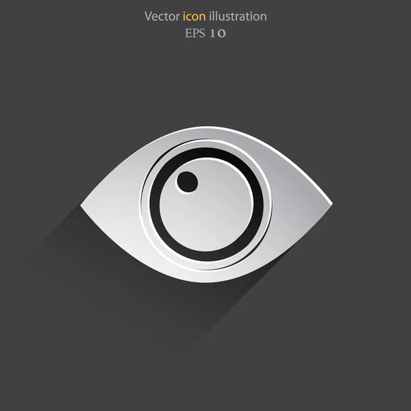Vektor Auge Web-Symbol. — Stockvektor