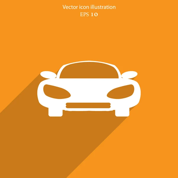 Vector car web icon — Stock Vector