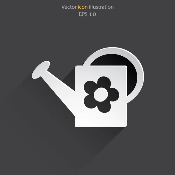 Vektor Bailer Web-Ikone — Stockvektor