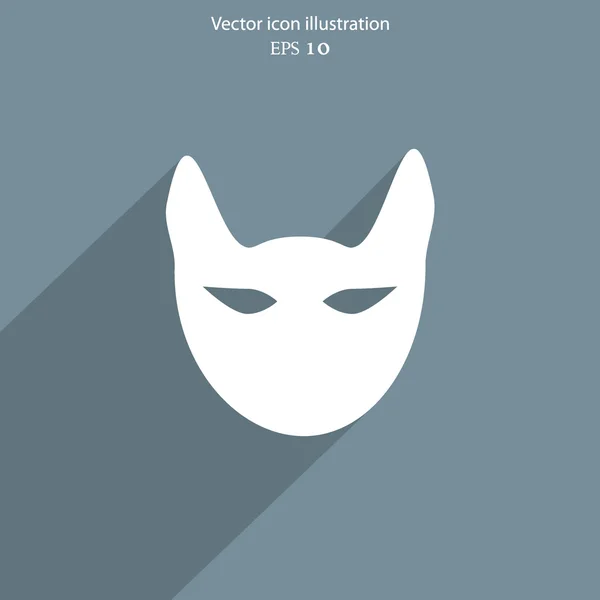 Vector cat web icon. — Stock Vector
