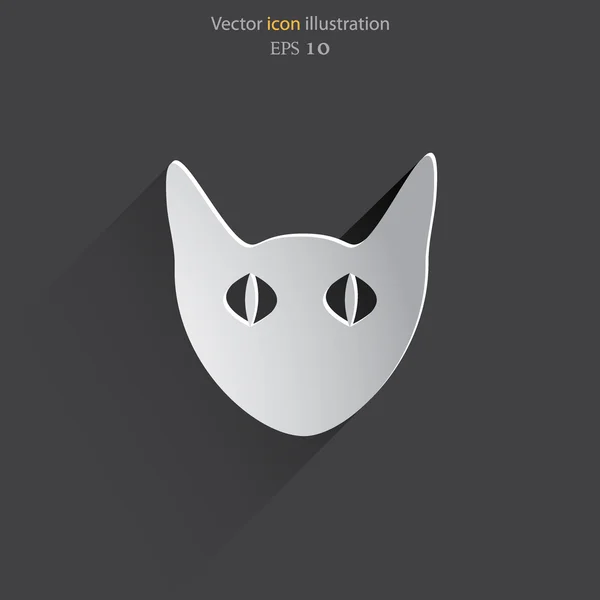 Vektor Katze Web-Symbol. — Stockvektor