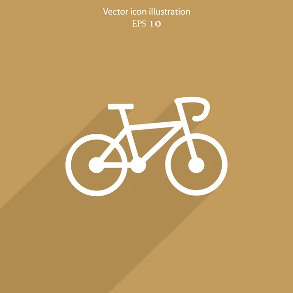 ベクトル自転車 web アイコン. — ストックベクタ