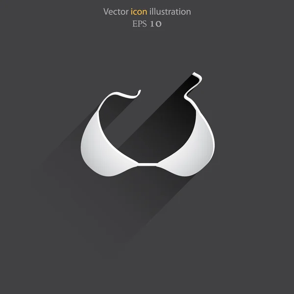 Vector bra icon illustration. — Stock Vector